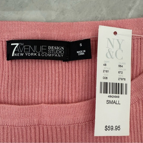 Women’s 7th Avenue Design Studio New York & Company Bell Sleeve Sweater Small - Picture 11 of 16